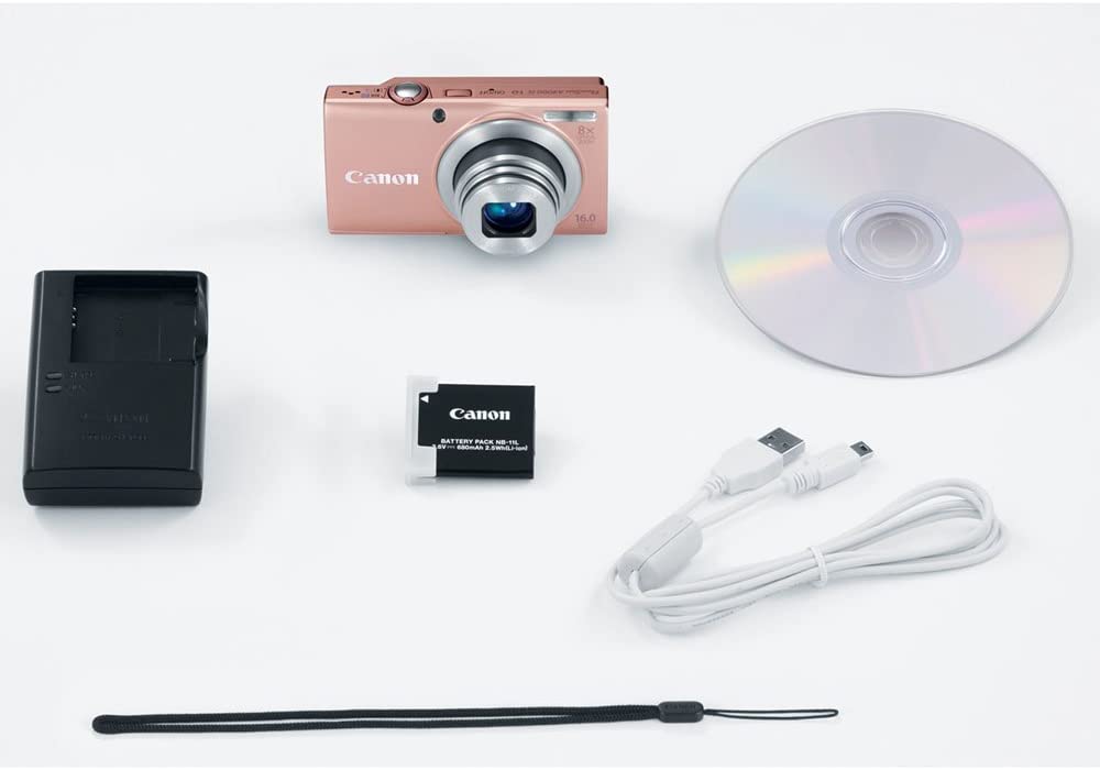 Canon PowerShot A4000IS 16.0 MP Digital Camera with 8x Optical Image Stabilized Zoom 28mm Wide-Angle Lens with 720p HD Video Recording and 3.0-Inch LCD (Black)