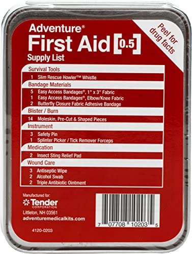 Adventure Medical Kits 0.5 Adventure First Aid Kit Tin