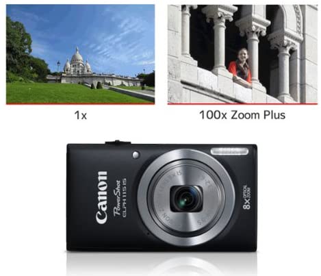Canon PowerShot Elph 115 16MP Digital Camera with 2.7-Inch LCD (Black) (OLD MODEL)