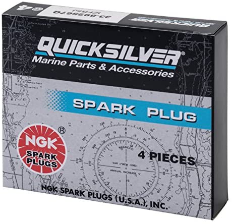 Quicksilver 892567Q NGK IZFR5J Laser Iridium Spark Plug, 1-Pack