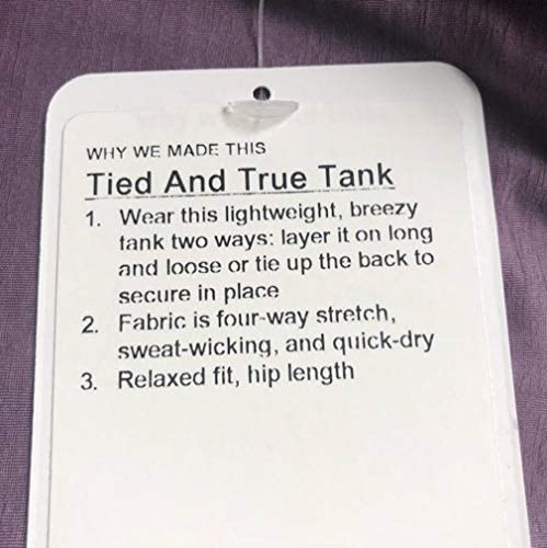 Lululemon TIE N True Tank - SMKM (Smoked Mulberry)