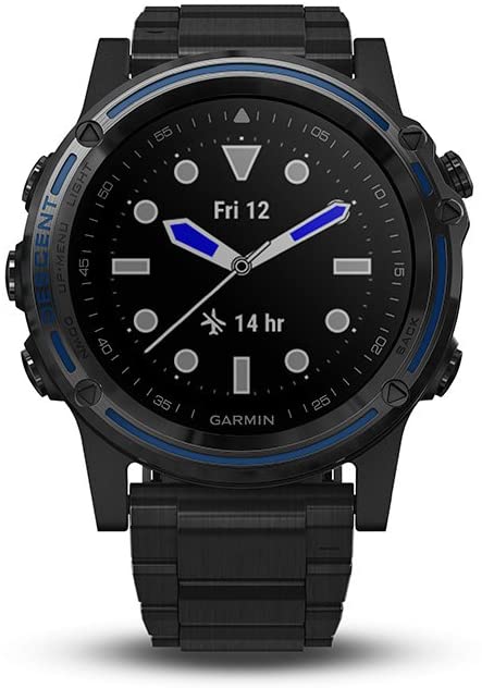 Garmin Descent Mk1, Watch-Sized Dive Computer with Surface GPS, Includes Fitness Features