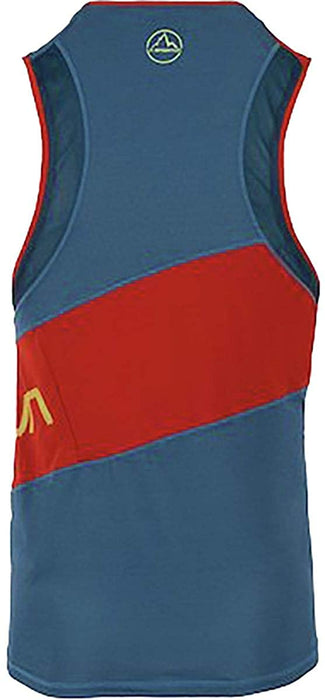 La Sportiva Track Tank Top - Men's Opal/Chili, L