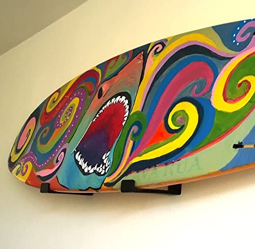 StoreYourBoard Naked Surf, The Original Minimalist Surfboard Wall Rack, Display Mount