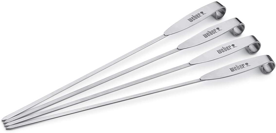 Weber 7618 Elevations Tiered Cooking System 4-Piece Skewer Set