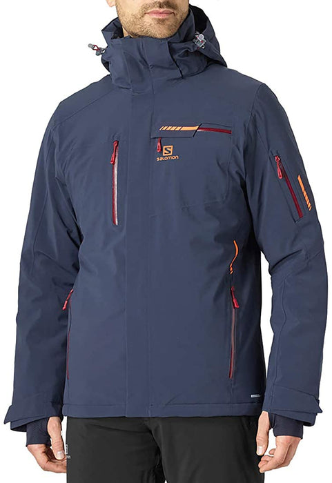 Salomon Men's Brilliant JKT M, Night Sky, Small
