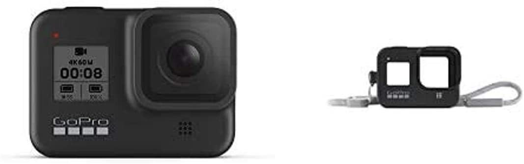 GoPro HERO8 Black - Waterproof Action Camera with Touch Screen 4K Ultra HD Video 12MP Photos 1080p Live Streaming Stabilization