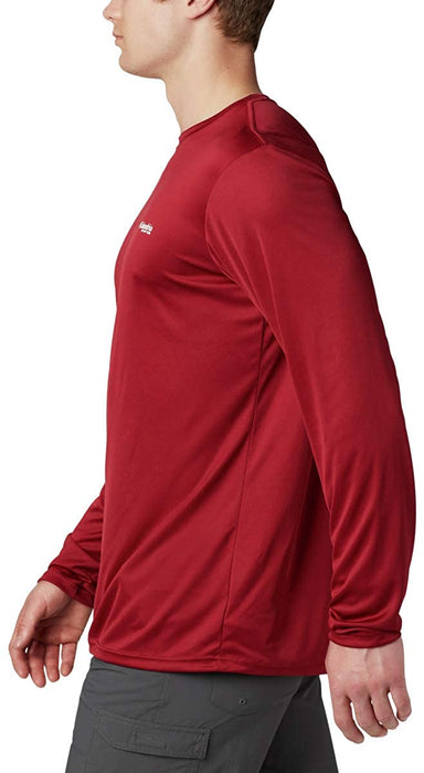 Columbia Men's Terminal Tackle PFG State Triangle Long Sleeve, Moisture Wicking