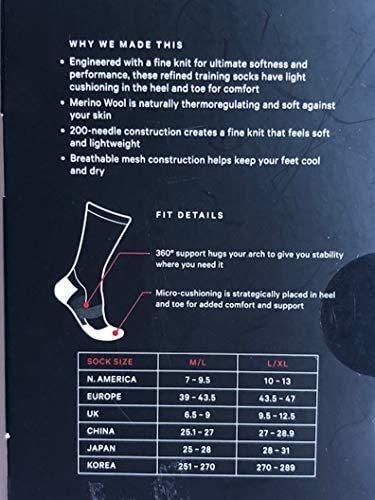 LULULEMON TRAIN TO CONQUER CREW WOOL - ASGY/CAST