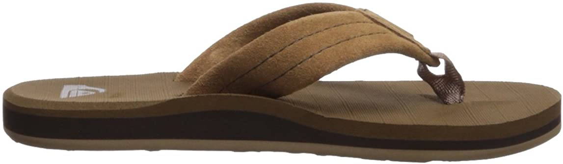 Quiksilver Kids' Carver Suede Youth Flip-Flop Sandal