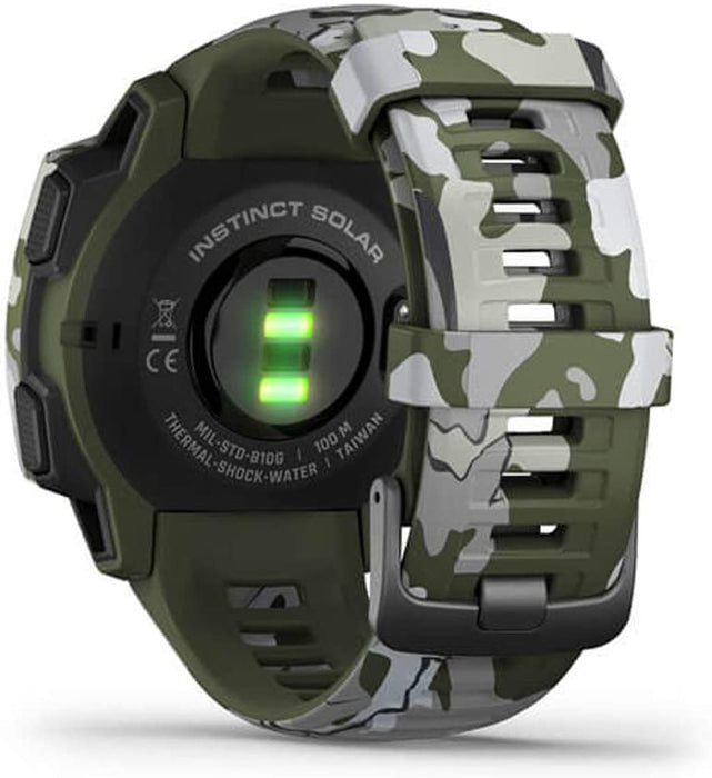 Garmin Instinct Solar Smartwatch Tactical Edition(010-02293-14) w/ 2X Screen Protectors