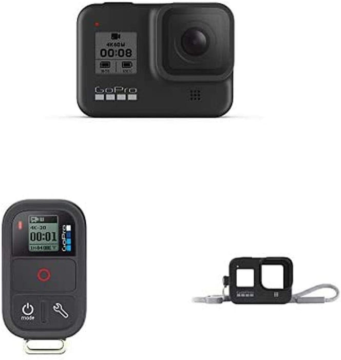 GoPro HERO8 Black - Waterproof Action Camera with Touch Screen 4K Ultra HD Video 12MP Photos 1080p Live Streaming Stabilization