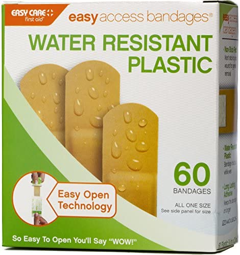 Easy Care Easy Access Bandages, 1" x 3" Plastic, 60 Count
