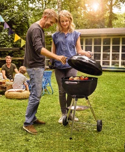 Weber 1221004 Compact Kettle Charcoal Barbecue, 47 cm Size Grill, 47cm