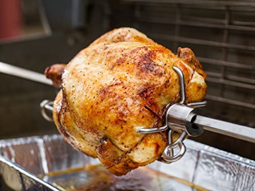 Weber 7652 Rotisserie for Use with Genesis II & II LX 2 & 3 Burner 300 Series Grills