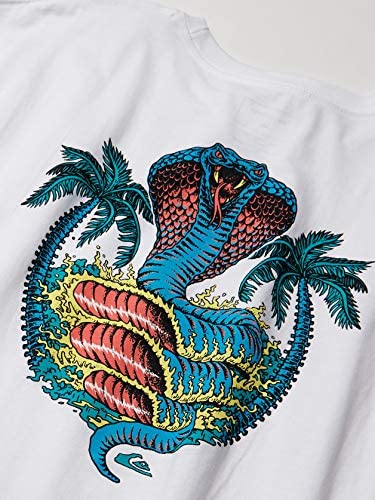 Quiksilver Men's Getting SNAKED TEE, White, M
