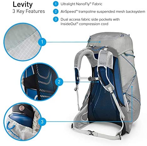 Osprey Levity 45 Men's Ultralight Backpacking Backpack