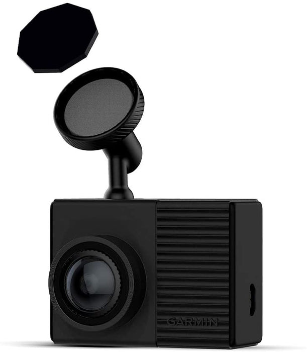 Garmin Dash Cam 66W, Extra-Wide 180-degree Field of View in 1440p HD, 2" LCD Screen and Voice Control & SanDisk 64GB Ultra MicroSDXC UHS-I Memory Card with Adapter - 100MB/s