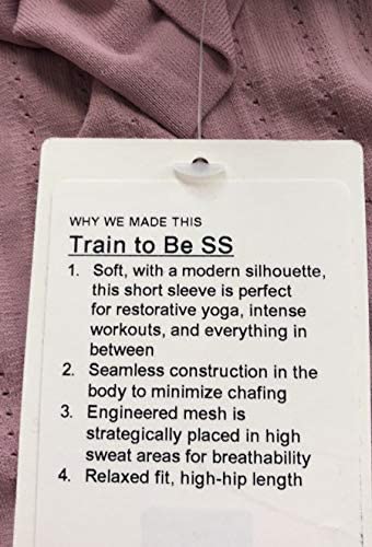 Lululemon Train to BE SS - PKTP/PKTP (Pink Taupe/Pink Taupe)