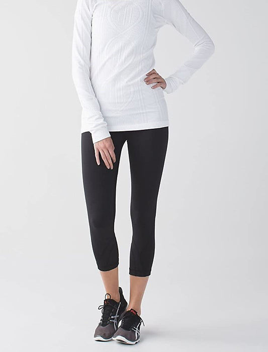 Lululemon Inspire Crop II Mesh Black