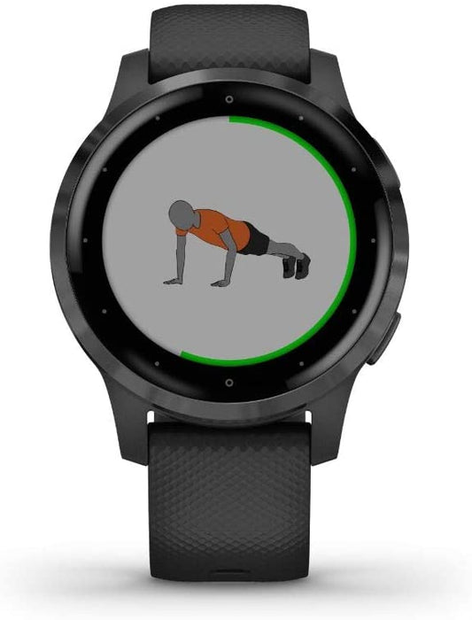 Garmin Vivoactive 4S GPS Smartwatch with Music & Fitness Activity Tracker & Health Monitor Apps (Dust Rose/Gold) 010-02172-31 4 S Bundle with Security Extension