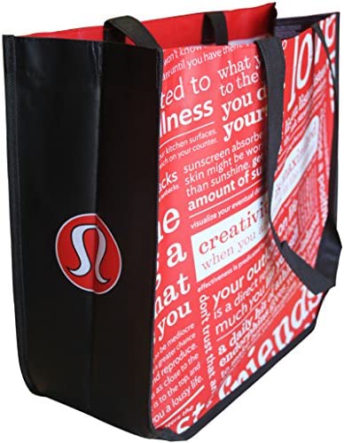 Lululemon Reusable Tote Carryall Handbag (Red)