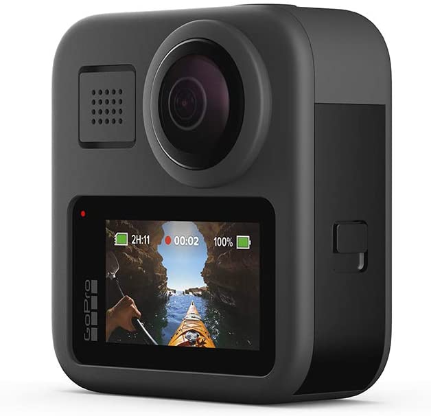 GoPro MAX — Waterproof 360 + Traditional Camera with Touch Screen Spherical 5.6K30 HD Video 16.6MP 360 Photos 1080p Live Streaming Stabilization