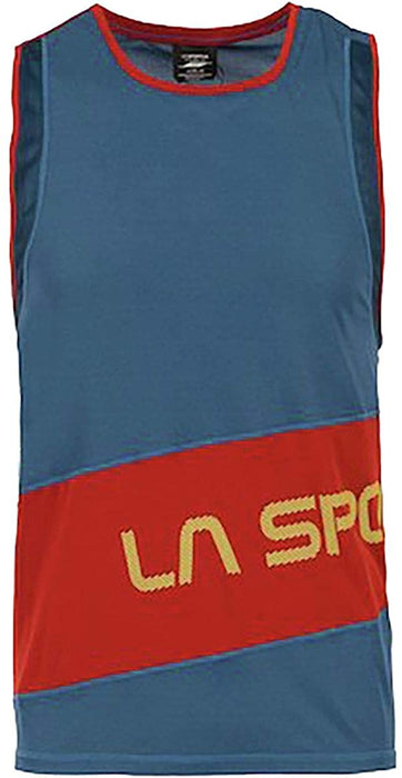 La Sportiva Track Tank Top - Men's Opal/Chili, L