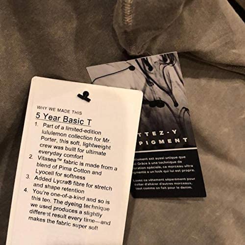 Lululemon 5 Year Basic T - MWCD (Mineral Washed Carbon Dust)