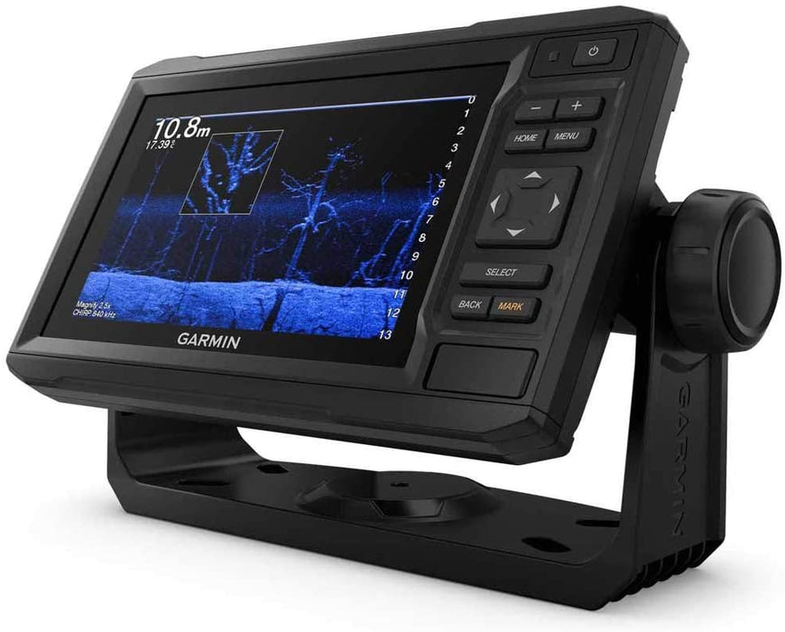Garmin ECHOMAP UHD 62Cv, 6" Keyed Chartplotter with Worldwide Basemap and GT24UHD-TM Transducer