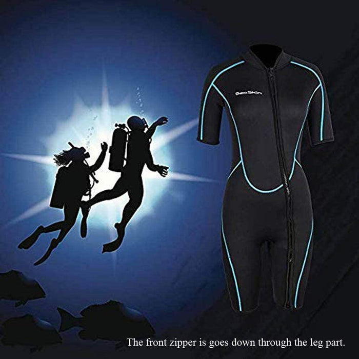 Mens 3mm Shorty Wetsuit Womens