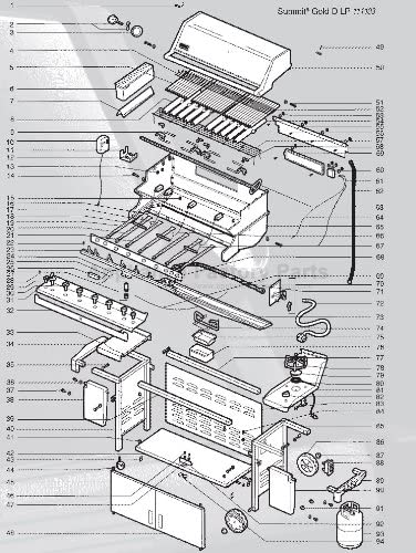 Weber SUMMIT GOLD D Gas Grill Complete Replacement Burner Tuber Kit 85663