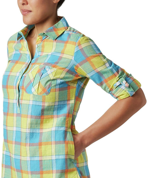 Columbia Womens Coral Springs Ii Woven Long Sleeve