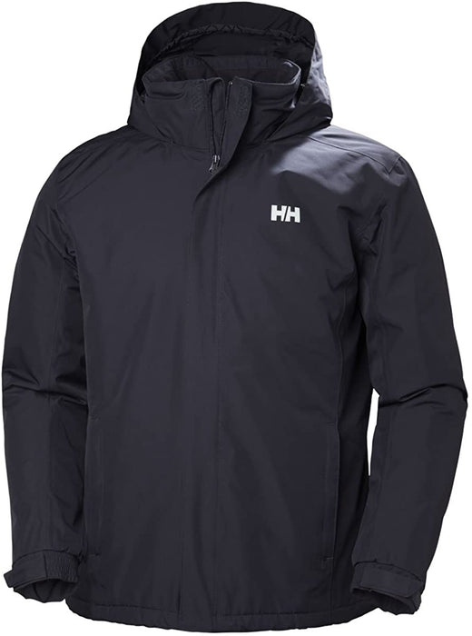 Helly Hansen Men's Waterproof Dubliner Insulated Jacket with Packable Hood for Cold Weather
