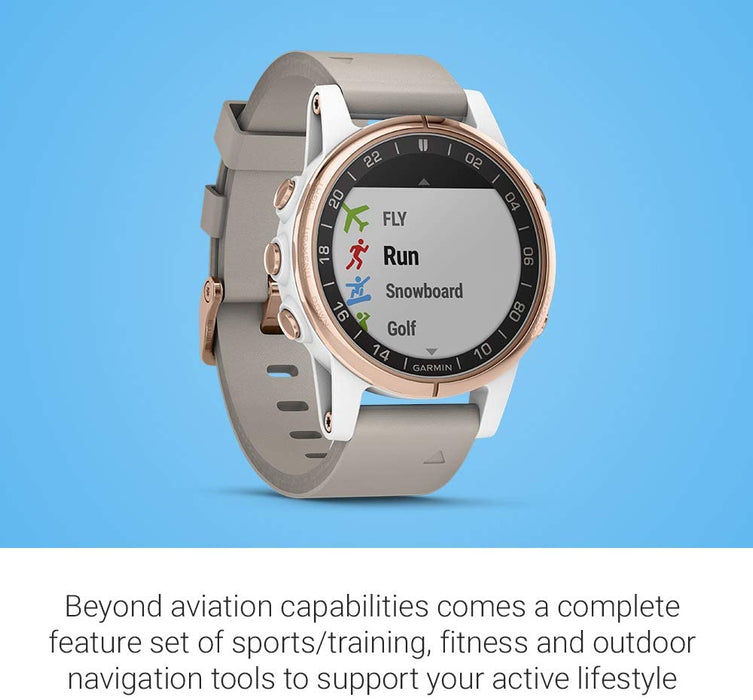 Garmin D2 Delta, GPS Pilot Watch, Includes Smartwatch Features, Heart Rate and Music