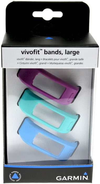 Garmin Vivofit Small Wristbands (Purple/Teal/Blue)