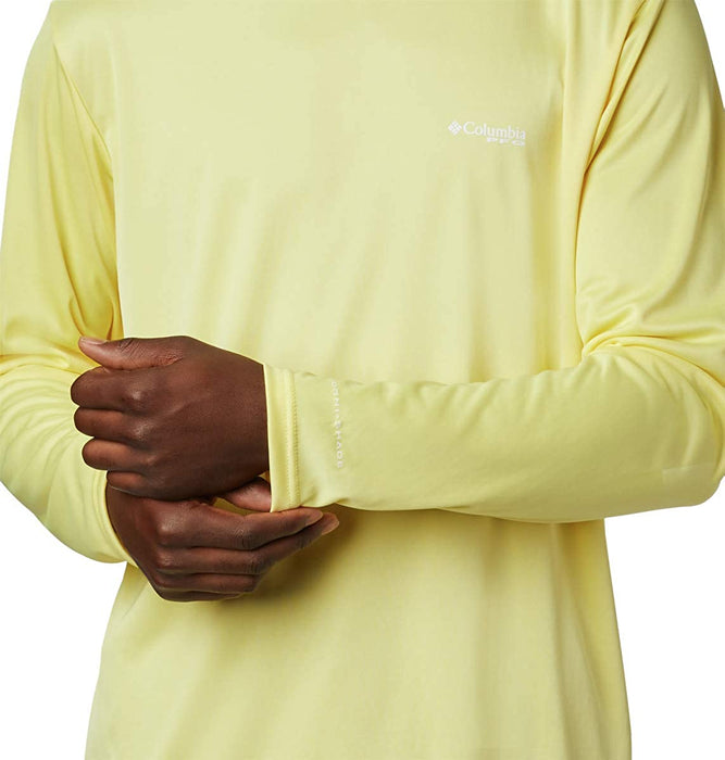 Columbia Men's Terminal Tackle PFG State Triangle Long Sleeve, Moisture Wicking