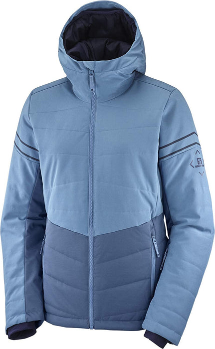 Salomon Edge Women's Ski Jacket, Icy Morn/Heather