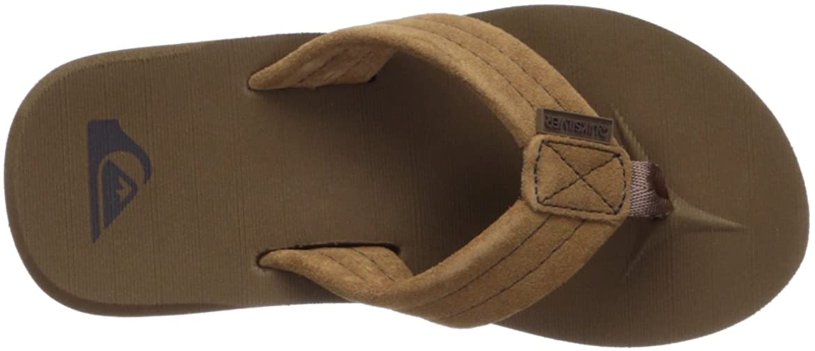 Quiksilver Kids' Carver Suede Youth Flip-Flop Sandal