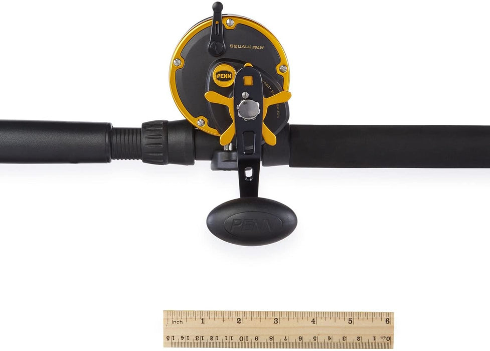 PENN Squall Level Wind Reel & Rod Fishing Combo
