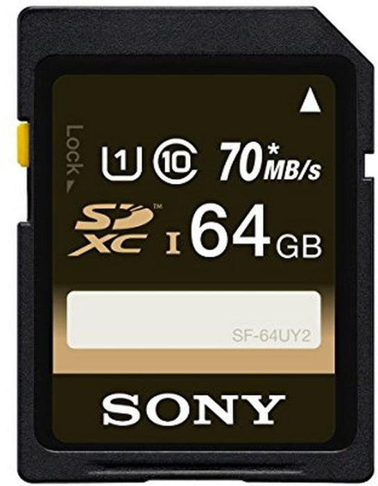 Sony 8GB Class 10 UHS-1 SDHC up to 70MB/s Memory Card (SF8UY2/TQ)