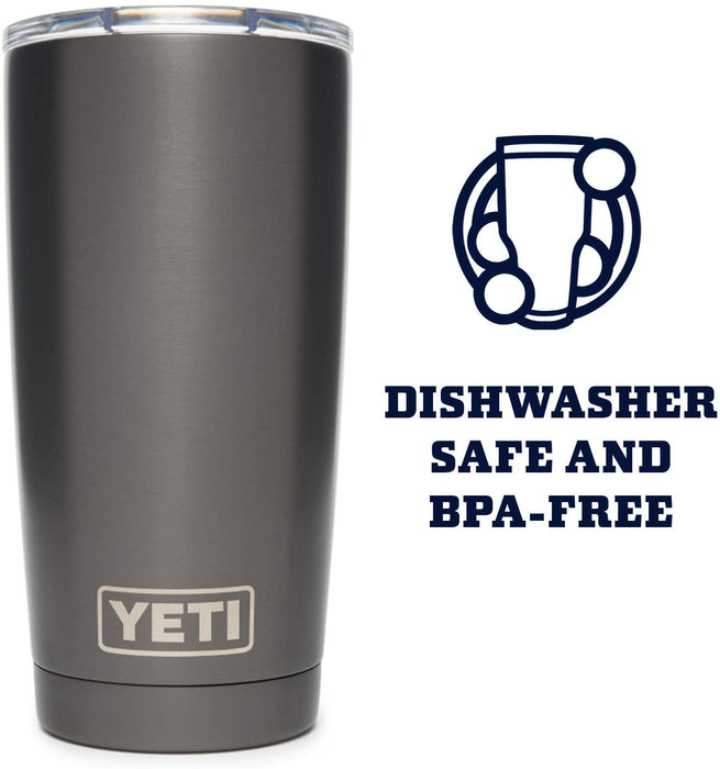 YETI Rambler 20 oz Tumbler, Stainless Steel