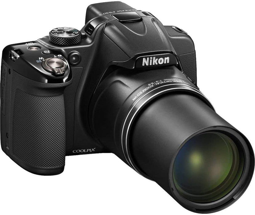 Nikon COOLPIX P530 16.1 MP CMOS Digital Camera with 42x Zoom NIKKOR Lens and Full HD 1080p Video (Black)