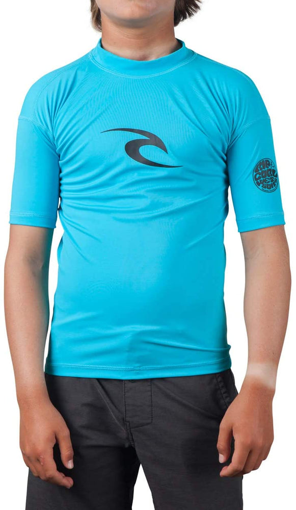Rip Curl Boys' Little Grom Corpo S/Sl Uv Tee Lycra Rashguard