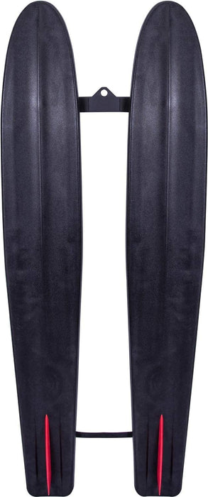 HO Hot Shot Trainer Skis w/Adjustable Horseshoe Bindings & Trainer Bar/Rope Floral/Black