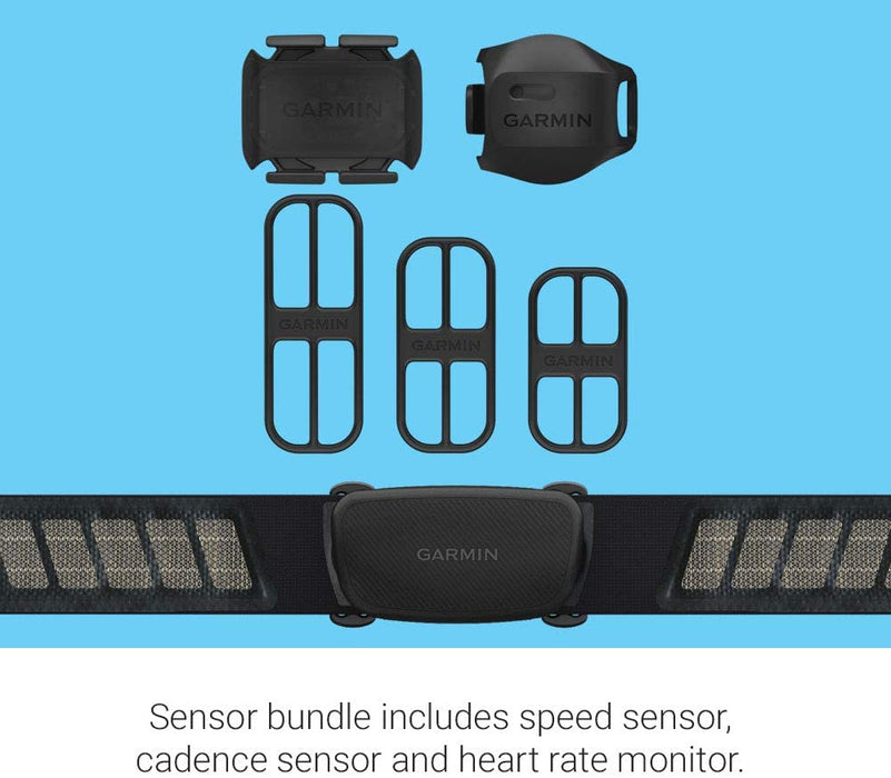 Garmin Edge 530 Sensor Bundle, Performance GPS Cycling/Bike Computer with Mapping, Dynamic Performance Monitoring and Popularity Routing & Varia RTL510, Bike/Cycling Radar Tail Light