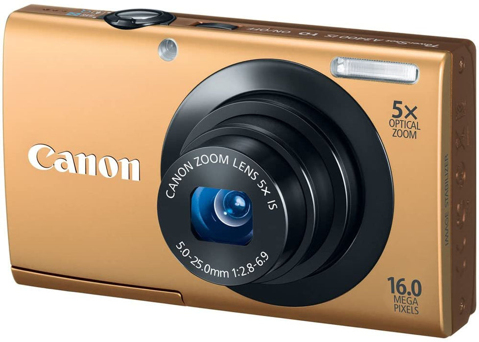 Canon PowerShot A3400 IS 16.0 MP Digital Camera with 5x Optical Image Stabilized Zoom 28mm Wide-Angle Lens with 720p HD Video Recording and 3.0-Inch Touch Panel LCD (Black)