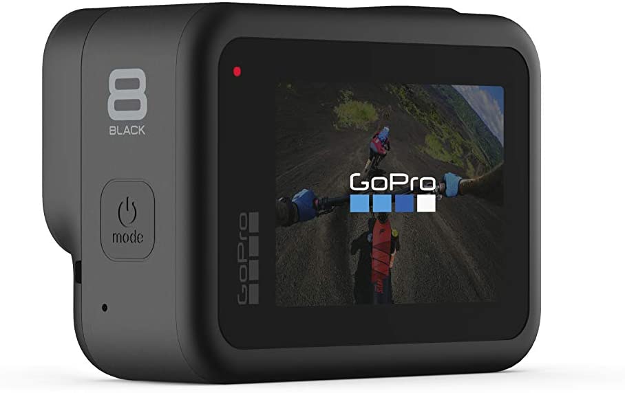 GoPro HERO8 Black Waterproof Action Camera with Touch Screen 4K Ultra HD Video 12MP Photos 1080p Live with Accessory Bundle - 1 Additional GoPro USA Batteries + PNY 64GB U3 microSDHC Card