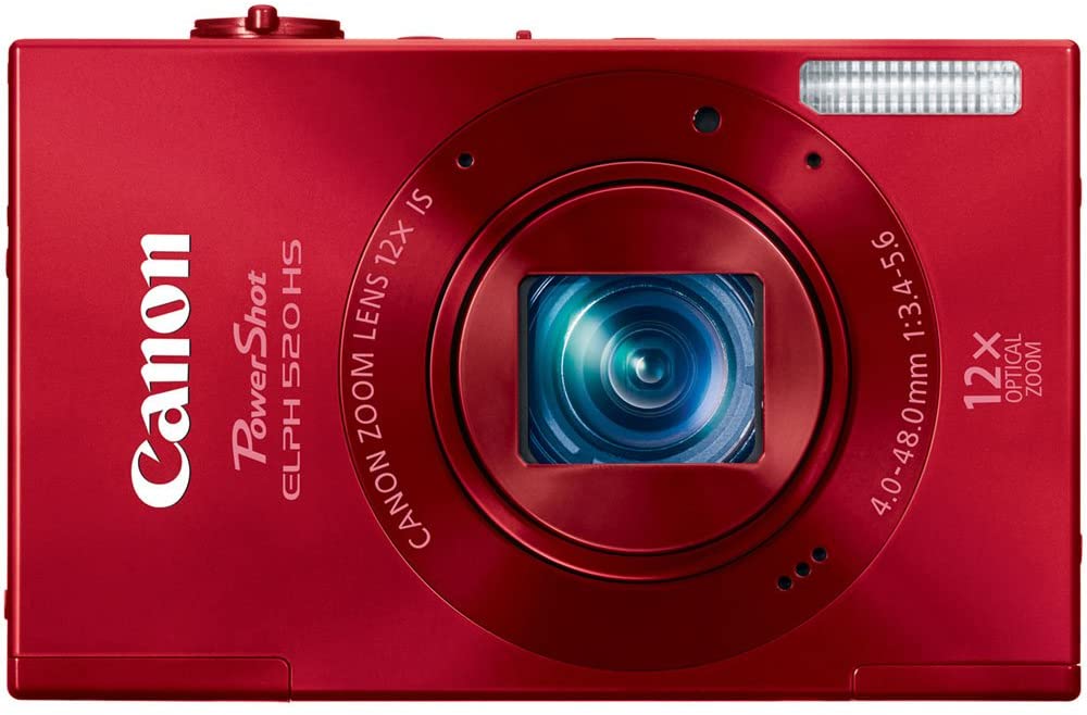 Canon PowerShot ELPH 520 HS 10.1 MP CMOS Digital Camera with 12x Optical Image Stabilized Zoom 28mm Wide-Angle Lens and 1080p Full HD Video Recording (Black) (Discontinued by Manufacturer)