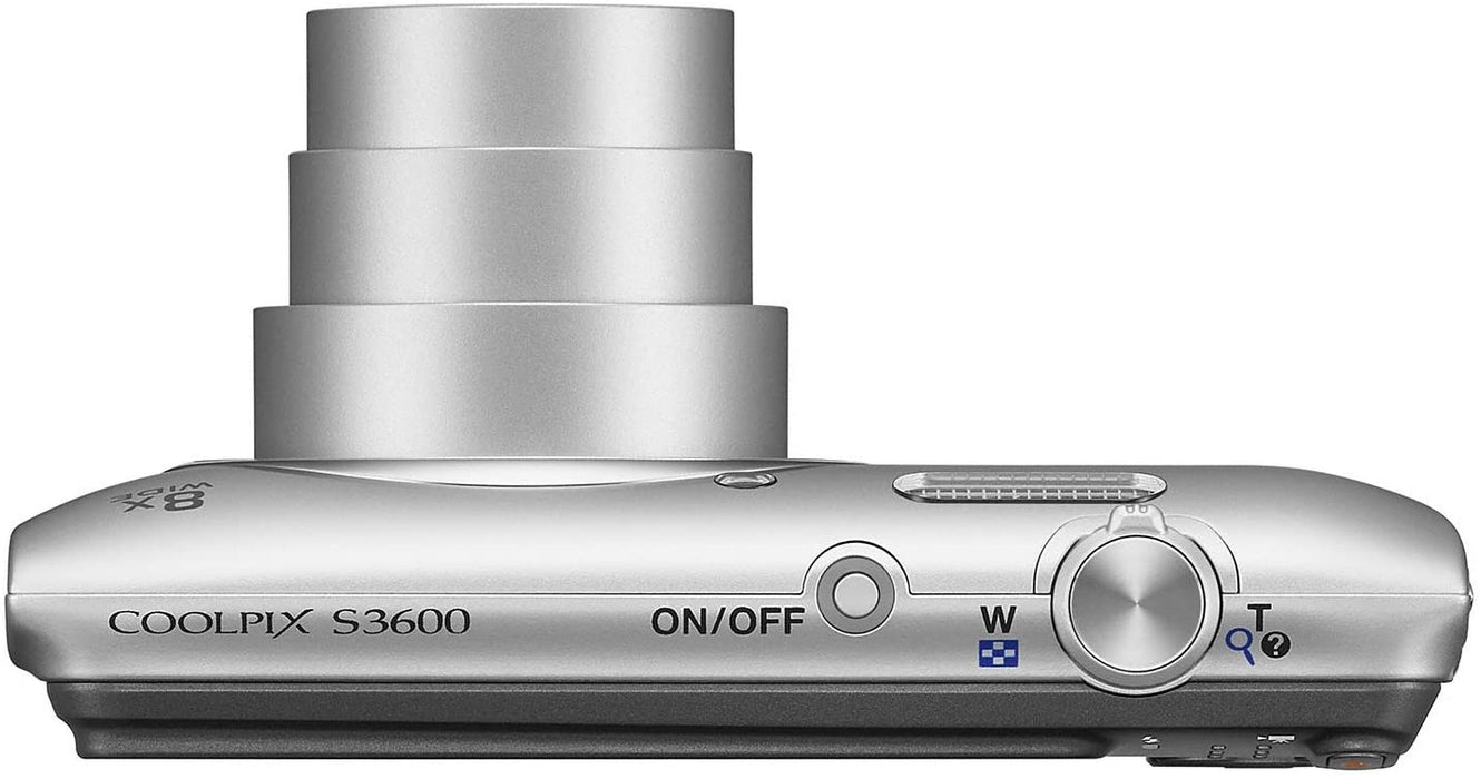 Nikon Coolpix S3600 ( 20.48 MP,8 x Optical Zoom,2.7 -inch LCD )